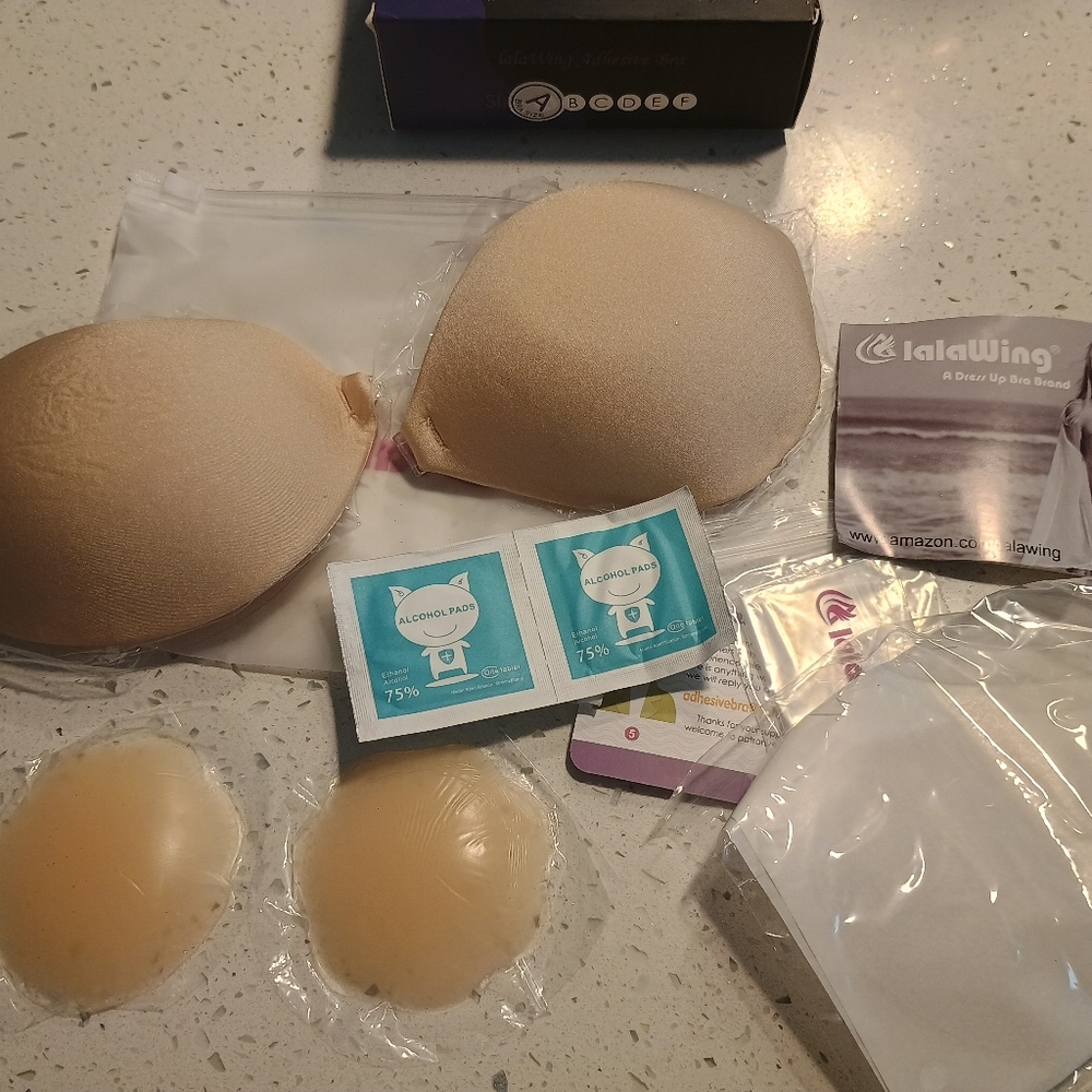 The Backless Adhesive Strapless Invisible Push Up Bras Size: A-Cup